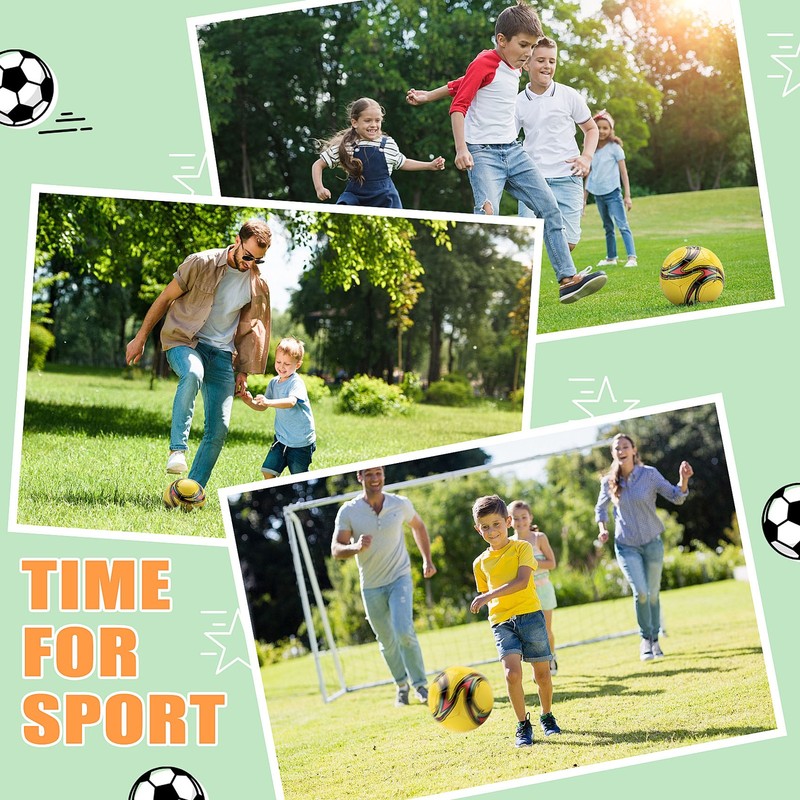 Train Leather Soccer Size 5 Train Match Football Non-Slip Football Game4091 gallery