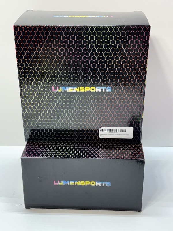 Glow Soccer Ball Rainbow Reflective LED Style Size 5 LumenSports New gallery
