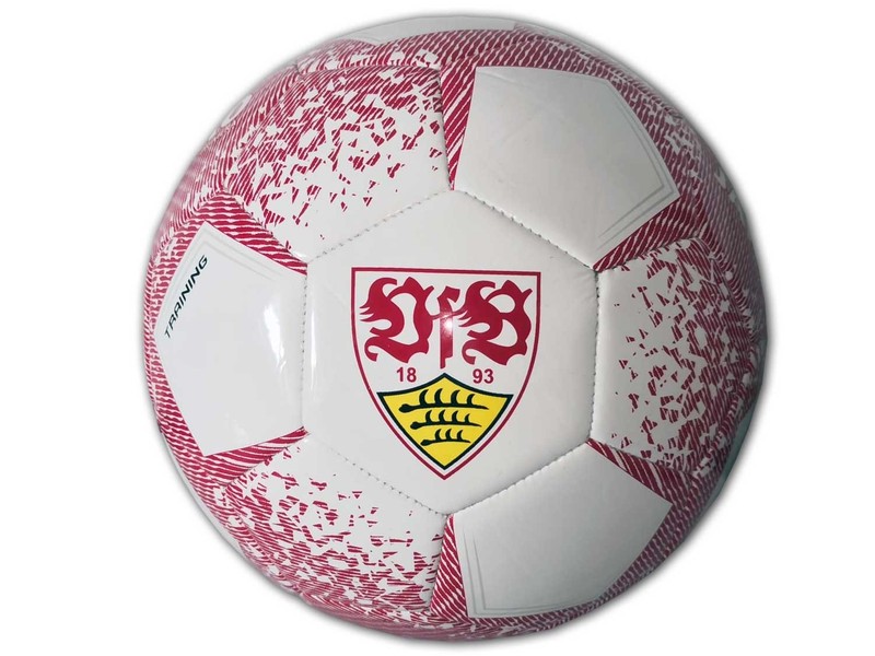 VfB Stuttgart Football Performance White Red Jako VfB Fan Ball Training Size 5