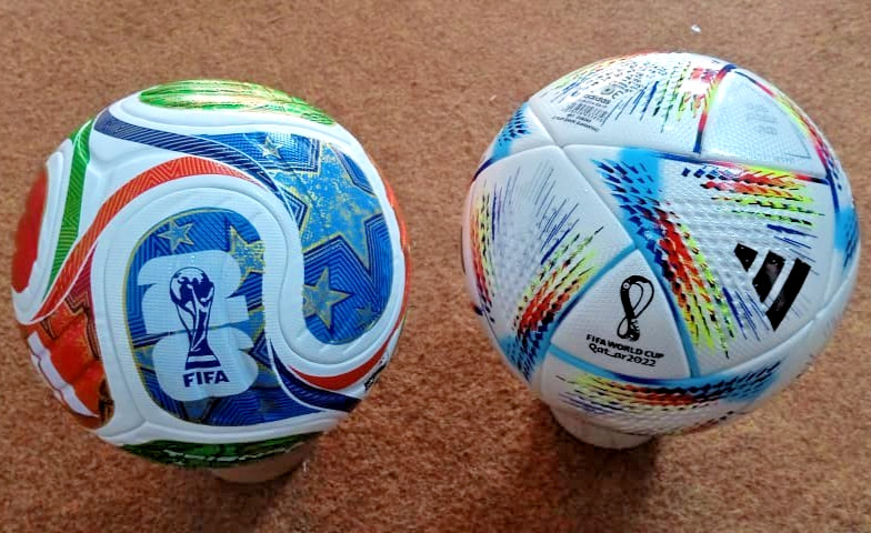 Trionda Authentic 2026 & Adidas Al Rihla World Cup Soccer Ball Fifa Pro Size 5 gallery