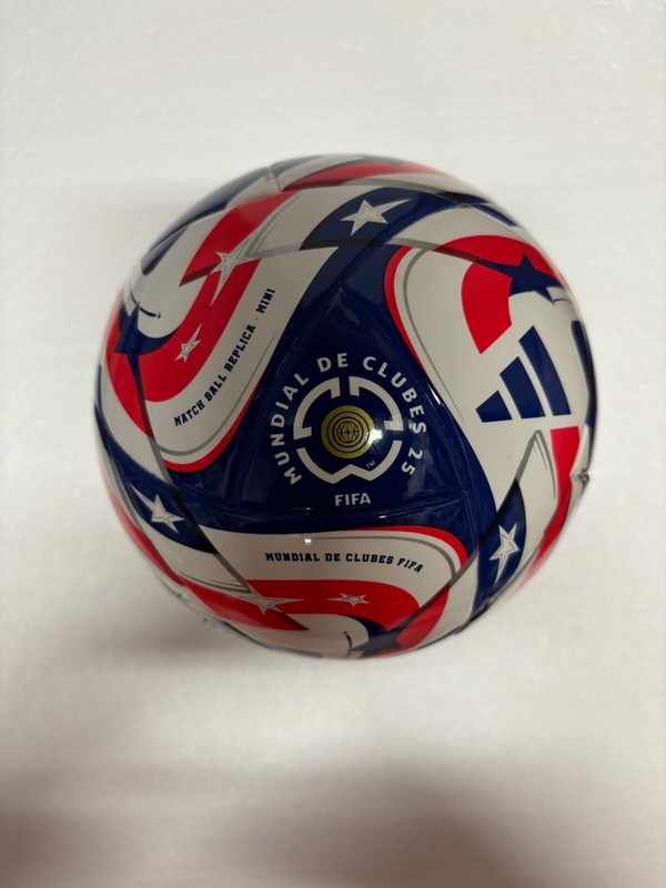SOCCER BALL-ADIDAS-SIZE 1 MINI-FIFA CLUB WORLD CUP 25-MATCH BALL REPLICA-NEW-