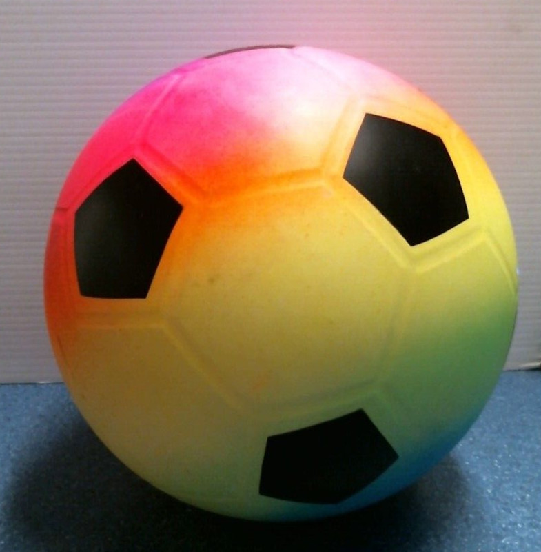 Hedstrom Neon Multi-Colored Soccer Ball (10563) FS