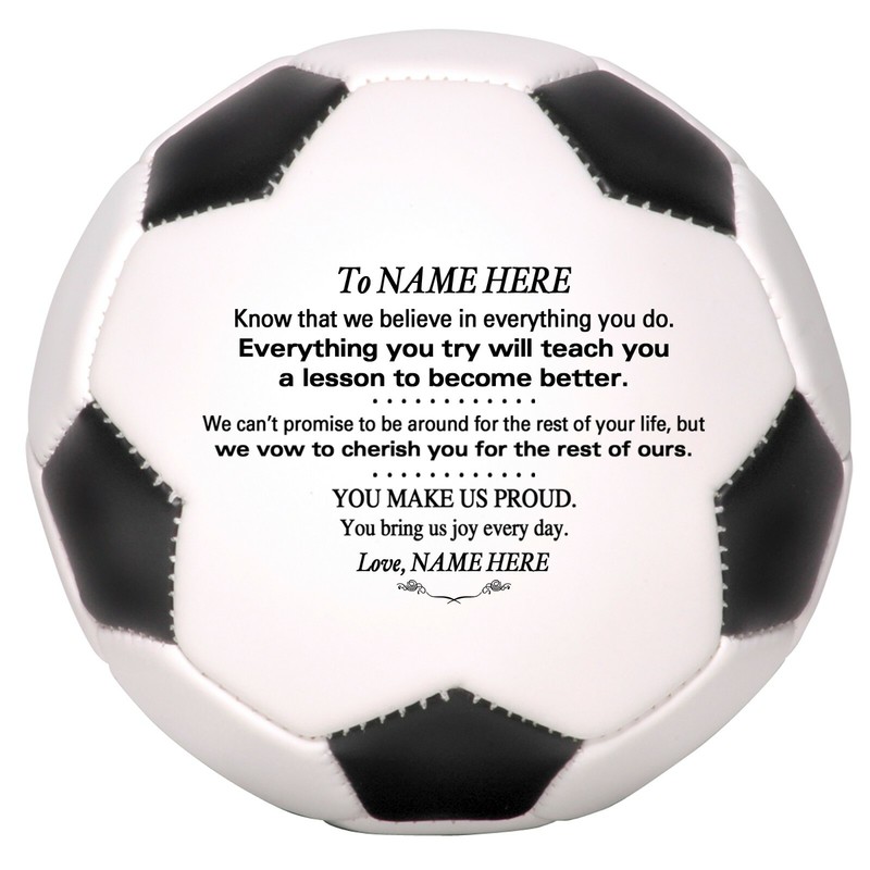 Personalized Custom Soccer Ball To Daughter, Son, Granddaughter, Grandson