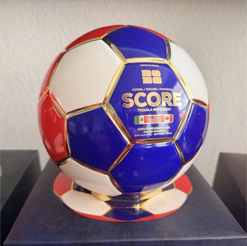 FIFA World Cup SCORE Reposado Soccer Ball – Blue White Red – Soccer with box