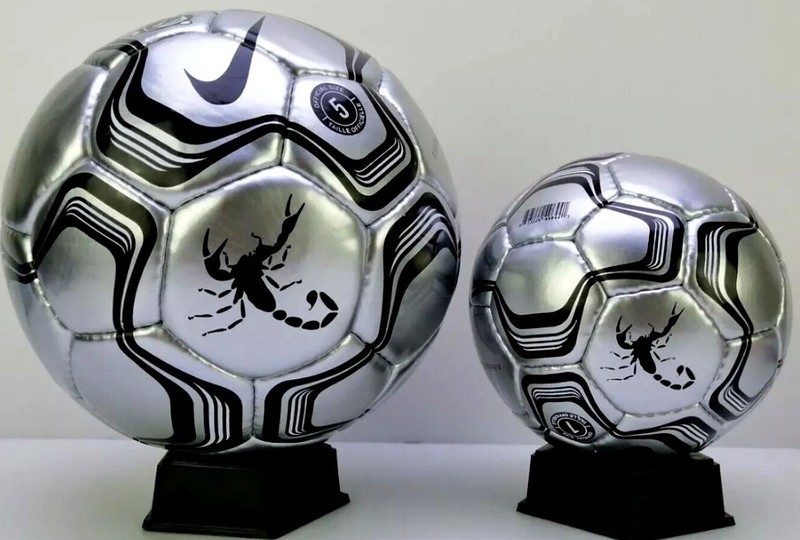 Nike Chrome Scorpion Ultra Rear Soccer ball Match Official Size 5 and 1