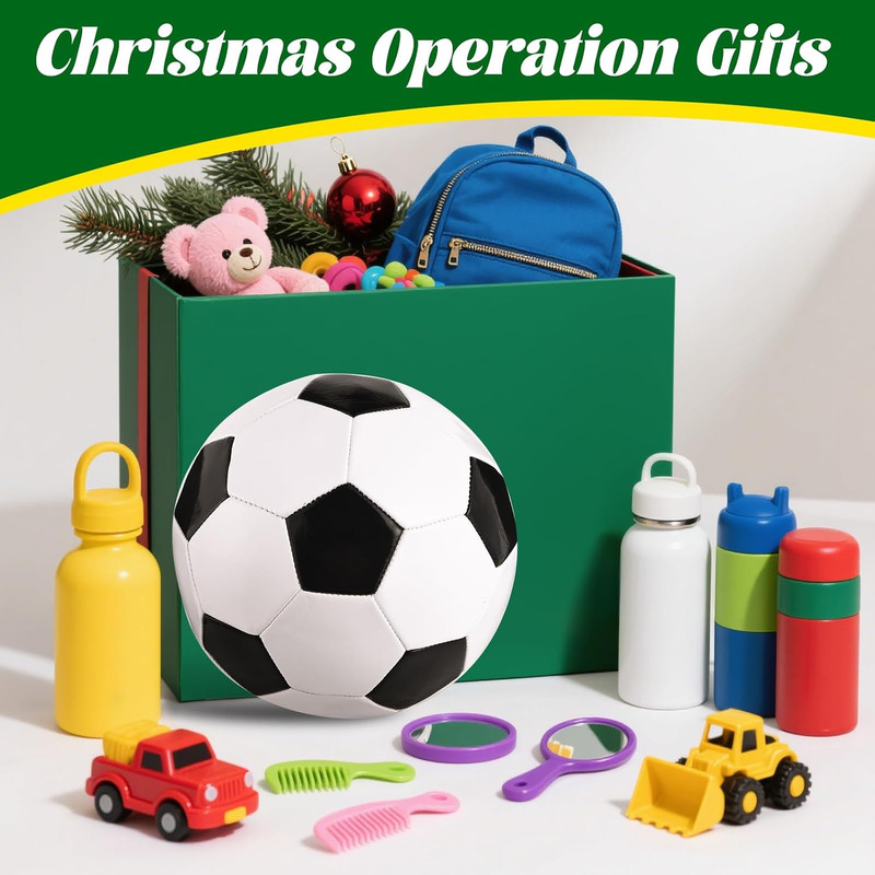 Operation Christmas Child Gifts Include Deflated Size 5 Soccer Balls Bulk with P gallery