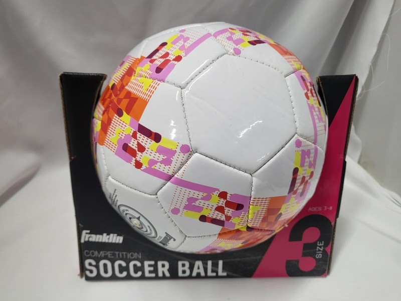 Franklin Competition Soccer Ball Size 3 White/Pink