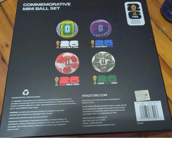 FIFA World Cup 2026 Commemorative Mini Ball Set Limited Edition 4pcs gallery