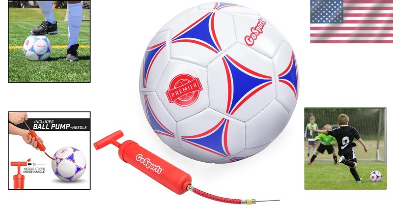 Ultimate Performance Soccer Ball - Size 5, Machine Stitched with Pump Included gallery