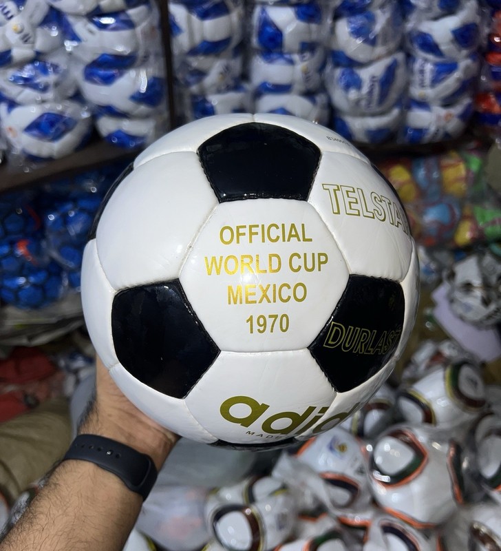 ADIDAS TELSTAR DURLAST | FIFA WORLD CUP 1970 MEXICO | SOCCER MATCH BALL | SIZE-5 gallery