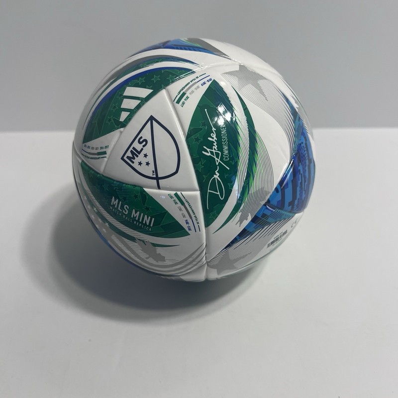MLS Mini Soccer Ball Official Match Replica Size 1 Green White Blue