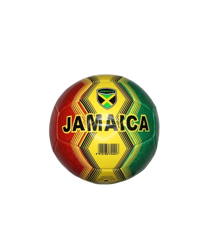 JAMAICA Multicolor Soccer Ball |Football -size 1 (Sold Deflated Red,Green&Gold