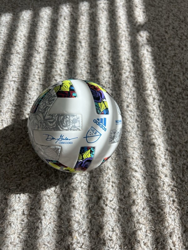 Adidas MLS Mini Soccer Ball Size 1 Skills Training Ball Floral Design Official gallery
