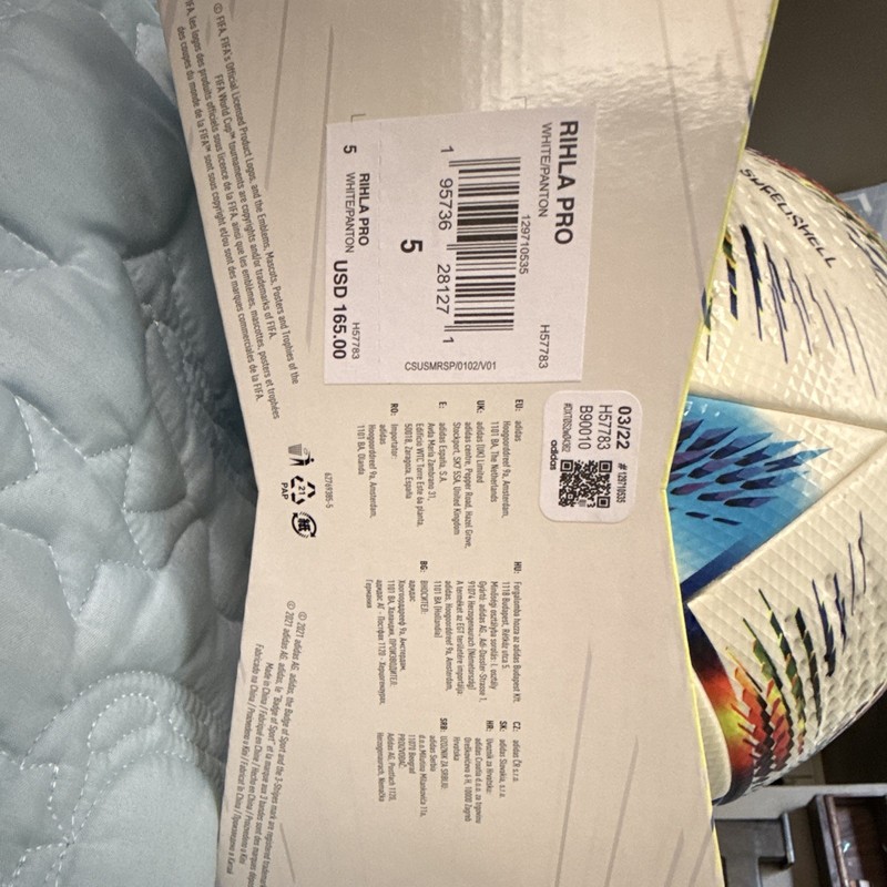 adidas Al Rihla Pro FIFA World Cup Qatar 2022 Match Soccer Ball Size 5 gallery