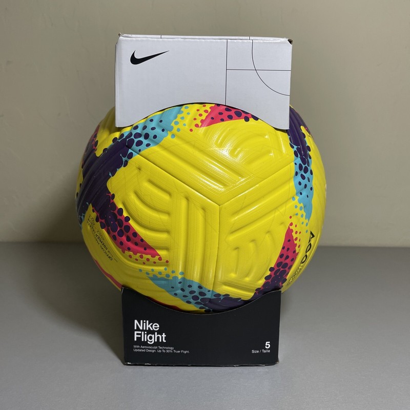 NIKE Flight Yellow Premier League 22/23 Official Match Ball Size 5 (DN3602-710)