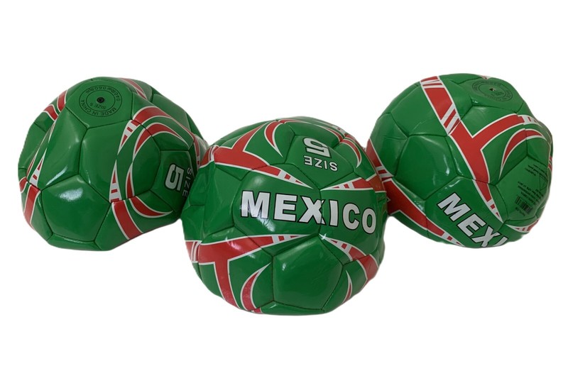 SOCCER BALLS – MEXICO HOME Colors – Official Size 5 -Deflated