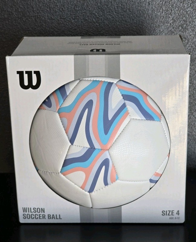 Wilson Pentagon Pro Target Bright Size 4 Soccer Ball NIB 8-12 Youth