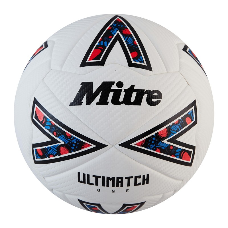 Mitre Ultimatch One Soccer Ball Size 3 Durable PU FIFA Certified Match Ball