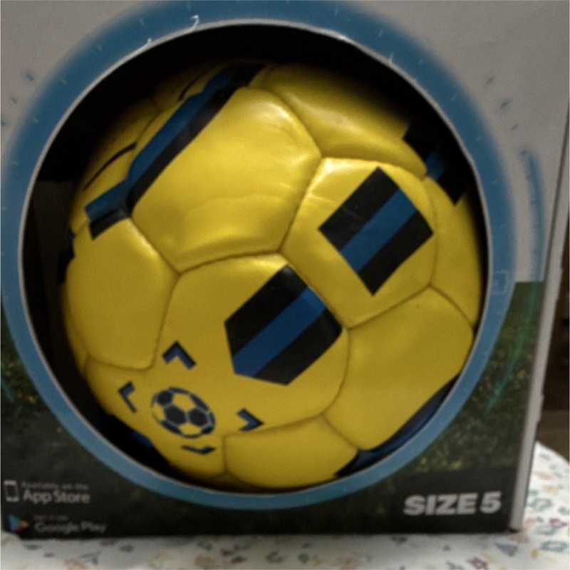 DribbleUp App Enabled Soccer Ball Size 5 Yellow – new in box