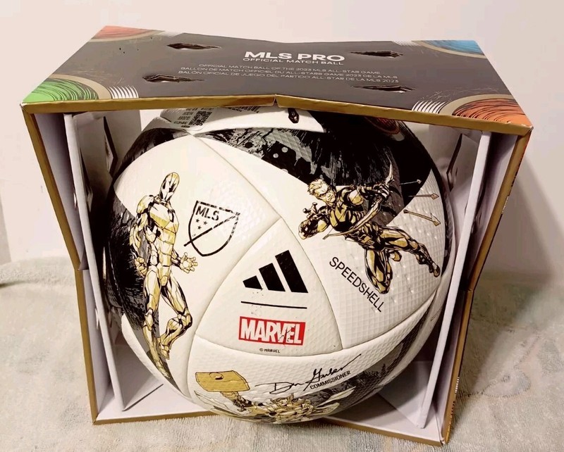 Adidas Marvel MLS All-Star Game Pro Official Match Ball (IA1014) $170 Sz 5 NEW