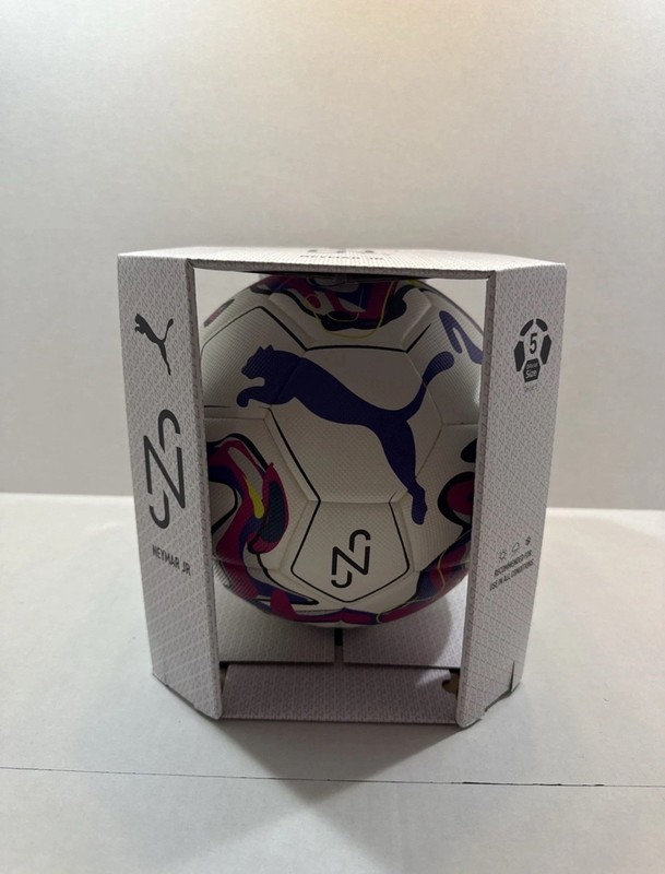 Puma Neymar JR Performance Ball White Soccer Way 1 084078 01 Size 5