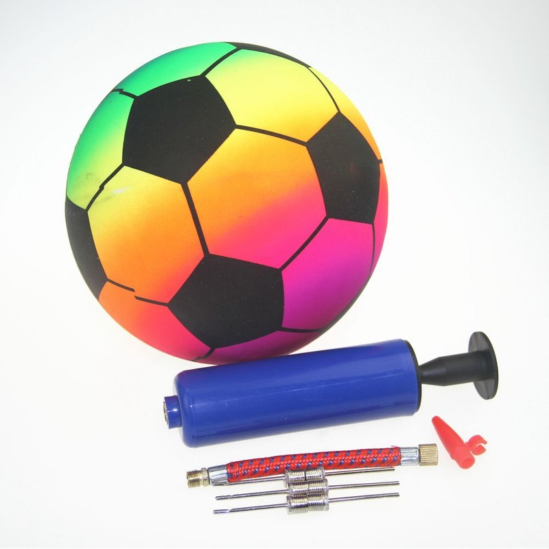 9" Indoor Outdoor PVC Soft Ball Football Soccer for Kids Beginner Play Exercise gallery