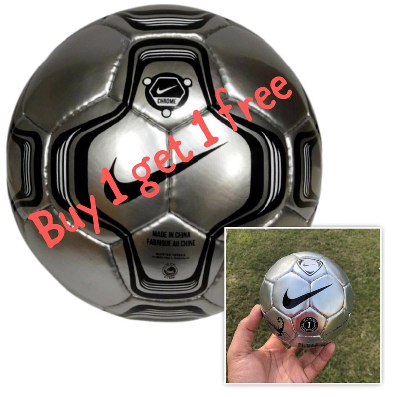 2 IN 1 Nike Chrome Scorpion 2002 | Official Match Ball | Size 5 & 1