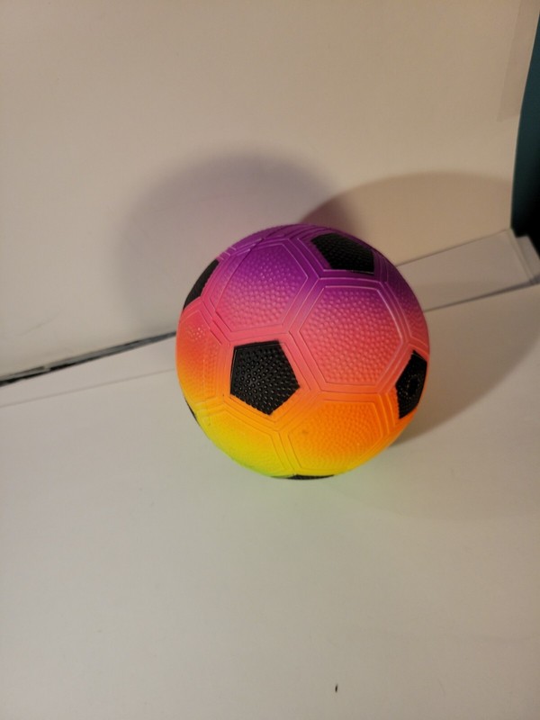 Rubber Inflateable Rainbow Soccer Ball gallery