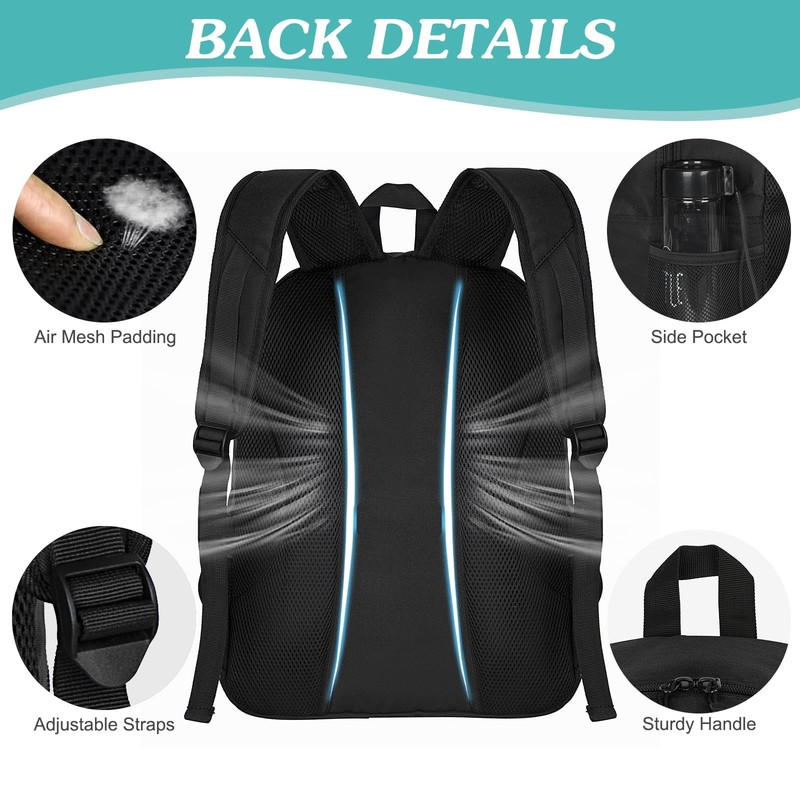 WOLT Soccer Backpack Bag with Ball Holder & Shoes Large, Black gallery