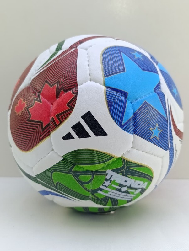 TRIONDA WC 26 SIZE 5 HAND STITCHED SOCCER BALL gallery