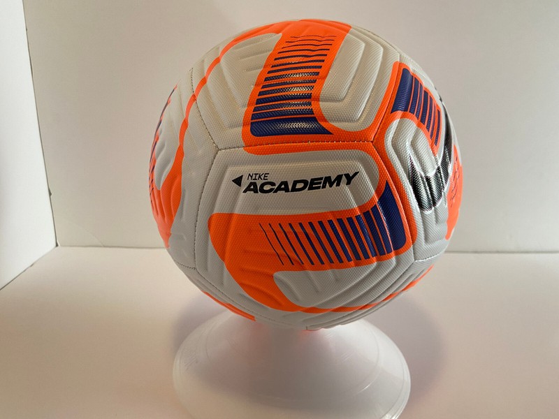 Nike Academy Soccer Ball White/Total Orange/Black Size - 5 / DN3599 - 102 gallery