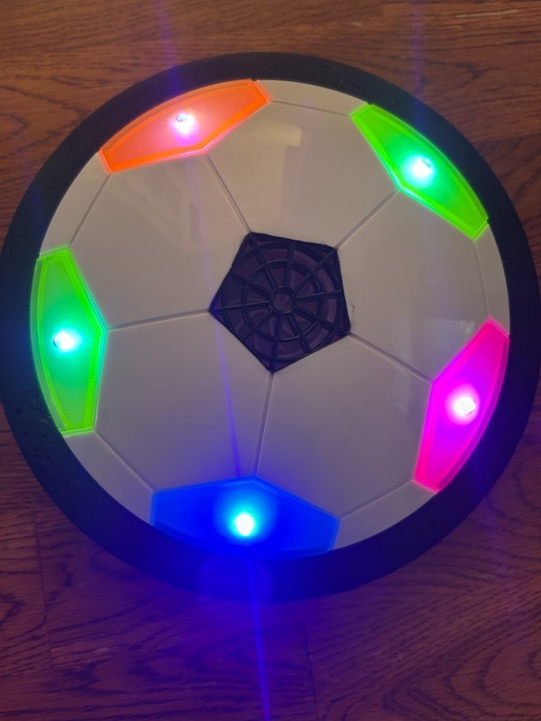 Toy Soccer Kids Toy Air Power Soccer Boys Hover Ball with Foam Bumpers Light Up