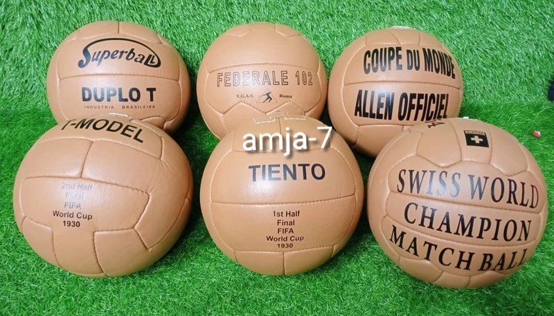 Historical Balls Set 6 Pcs FIFA World Cup 1930 to 1954 in Leather Ball Size 5