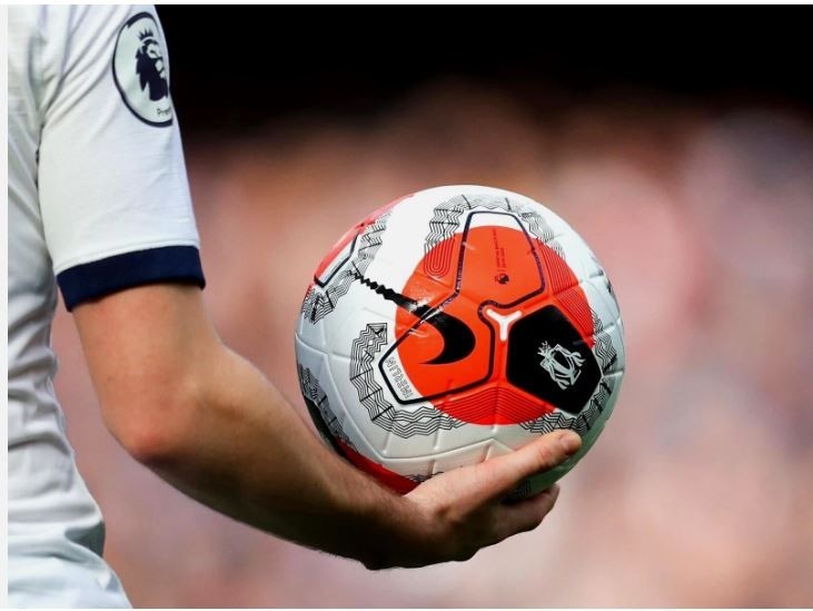 Nike Premier League Merlin Official Match Ball WhiteBlackHyper Crimson Size 5