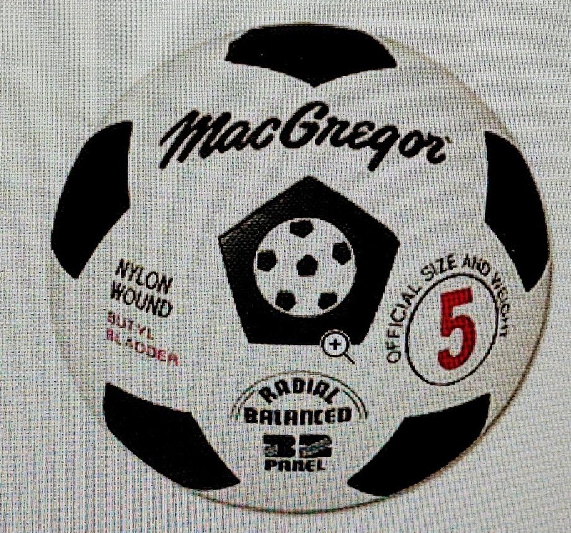Mac Gregor Soccer Ball Official Size And Weight, 32 Panel Butyl Bladder