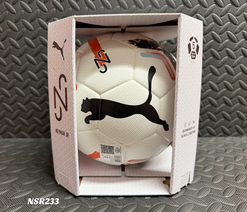 PUMA NEYMAR JR PERFORMANCE BALL SOCCER 084427-01 WHITE HOT HEAT SUN SIZE 5 NEW