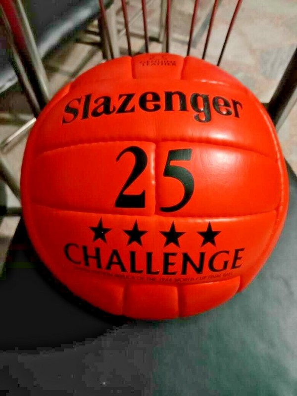 Slazenger Challenge 25 *Embass*| FIFA World Cup 1966 Ball | Genuine Leather Ball