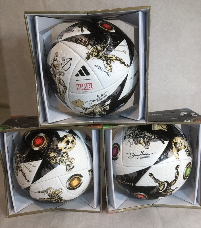 Adidas x MLS Pro All- Star Game MARVEL 3 Official Match Balls Size 5 Rare