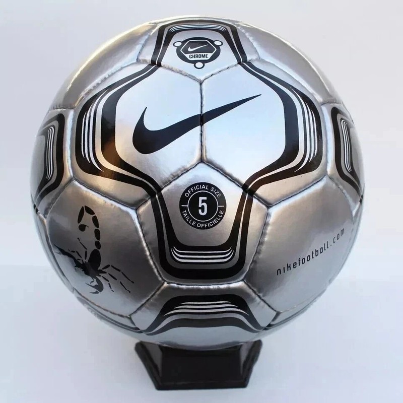 Nike Chrome Scorpion Official Match Soccer Ball Ultra Rare Size 5
