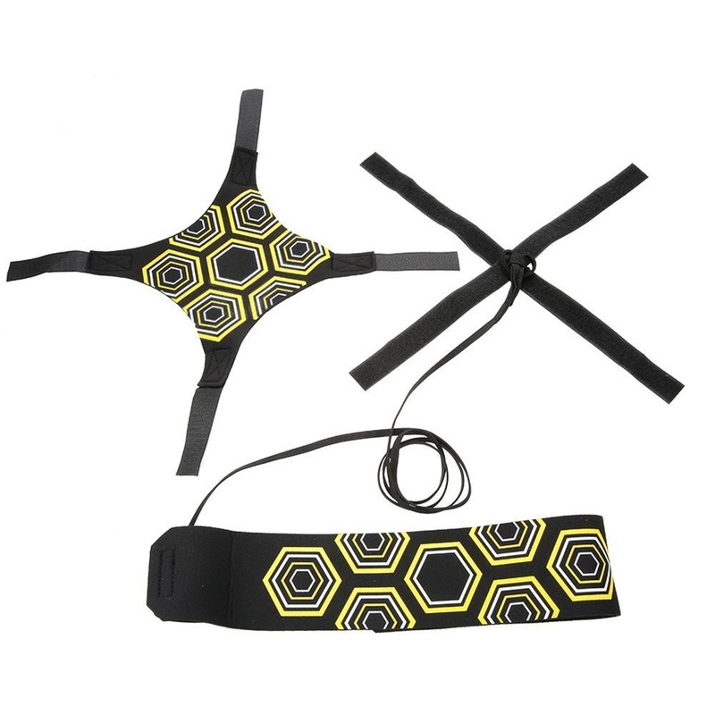 Football Kick Trainer Soccer Training Aids Hands Free Throw Sole Practice Equipm gallery