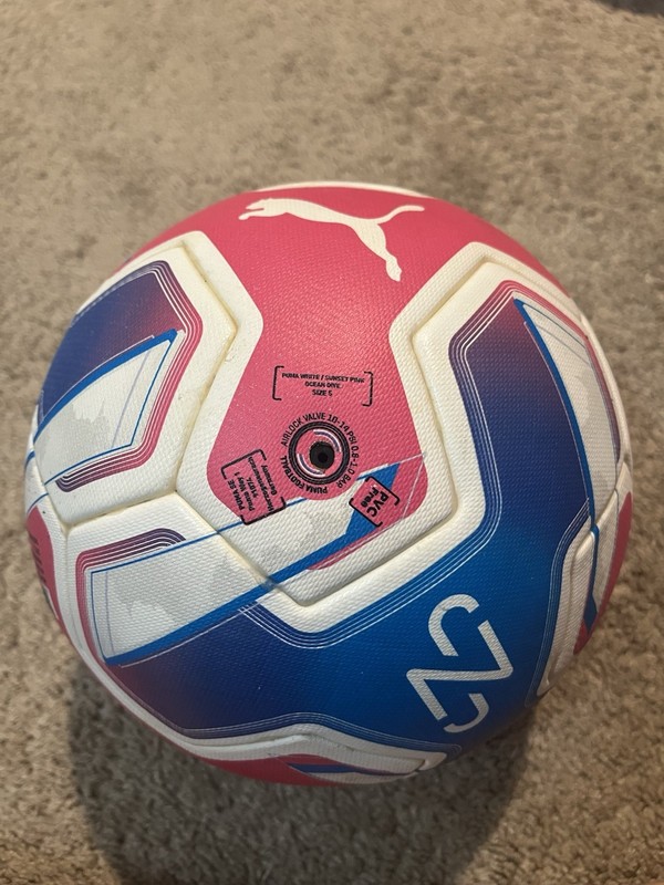 Puma Neymar Jr Performance Flare Soccer Ball ‘Blue Pink’ (size 5) gallery