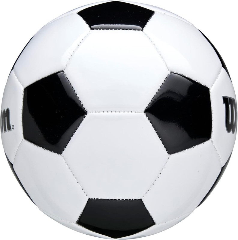 Wilson Traditional Soccer Ball - Size 5, Machine-Sewn for Superior Play gallery