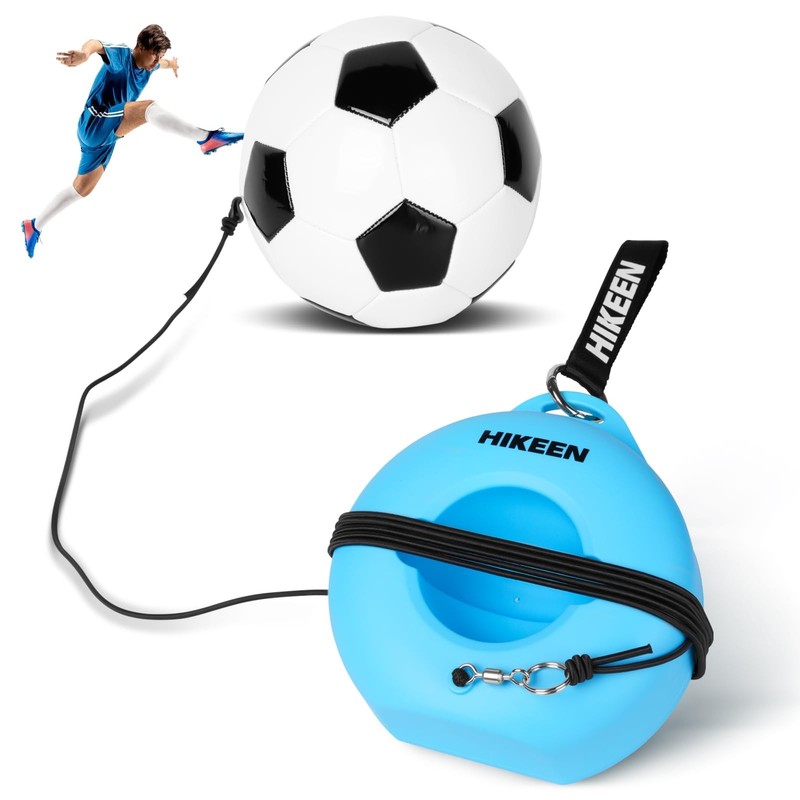 Football Training Set with Rebound Ball Portable Soccer Training Accessories for…