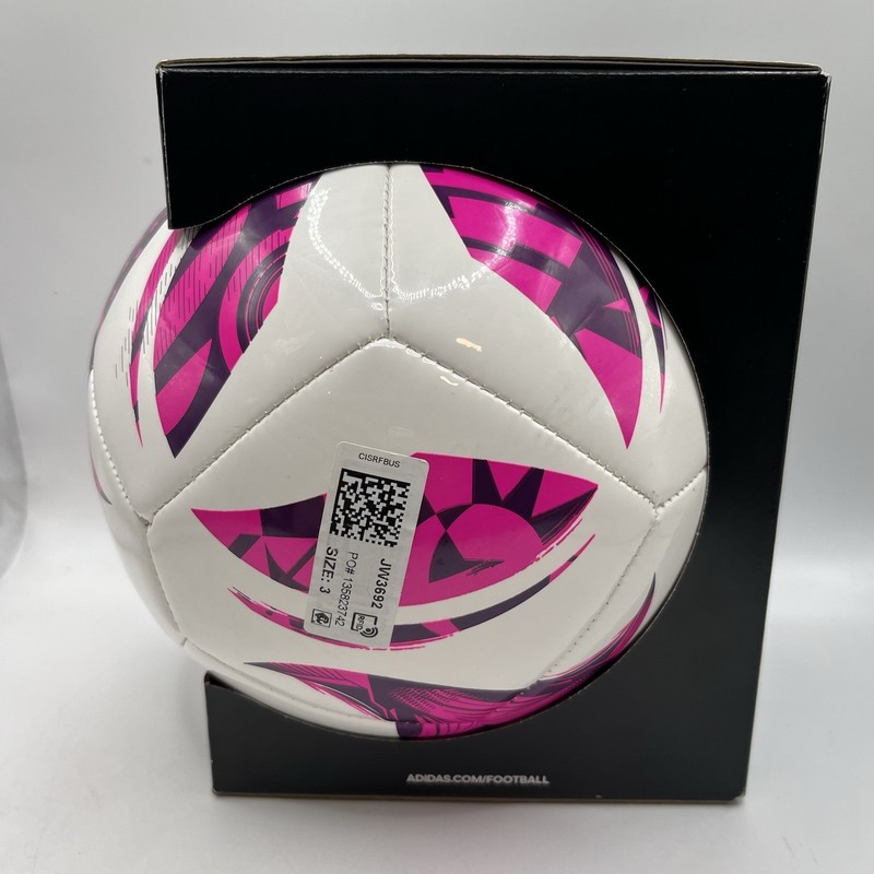 Adidas MLS Club Soccer Ball Size 3 Pink White Match Ball Replica gallery