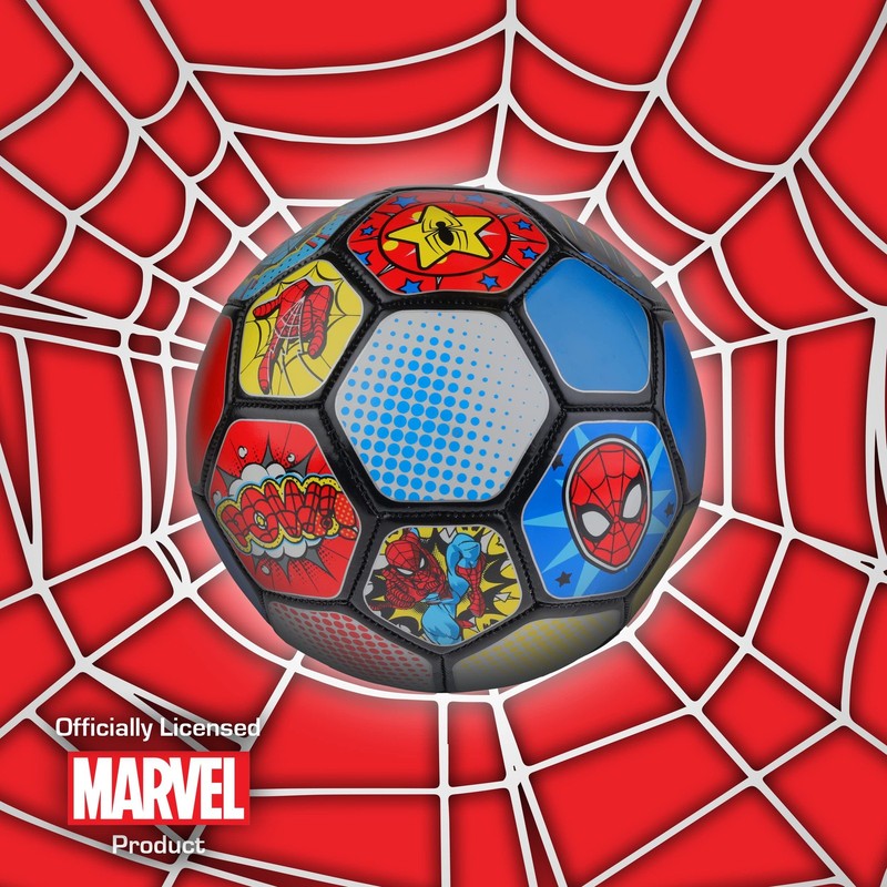 Marvel Spider-Man Soccer , Comic Design Youth Mini Soccer , Multi, Size 3 gallery