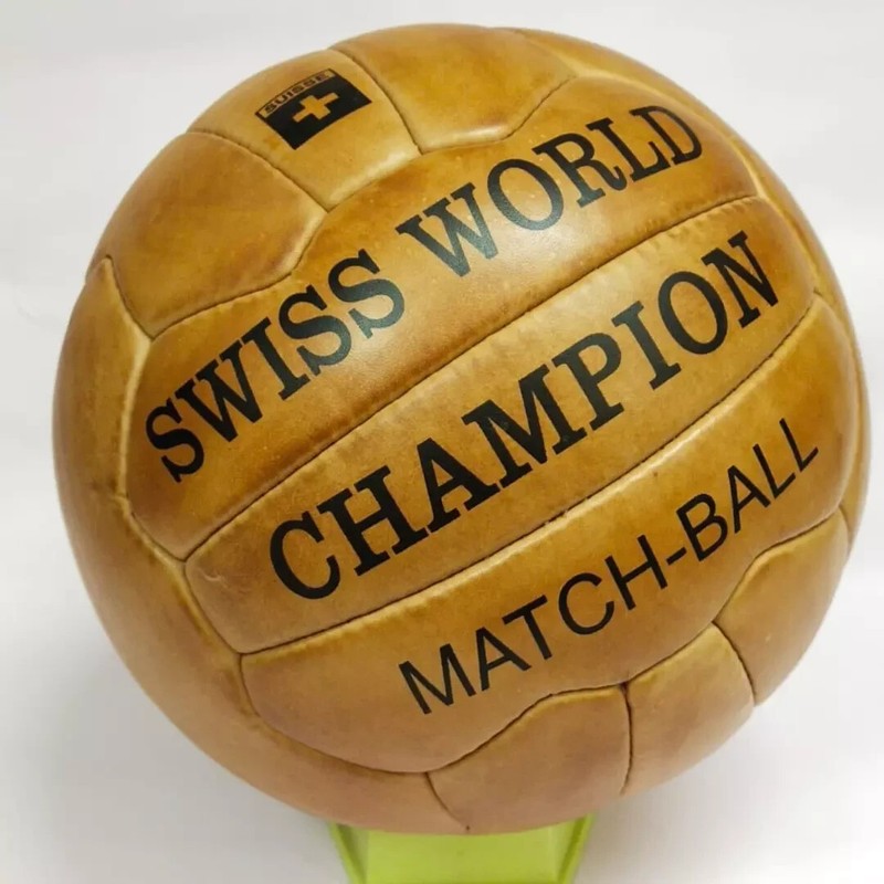 SWISS World Champion Match Ball Official FIFA World Cup 1954 100% Leather Size 5