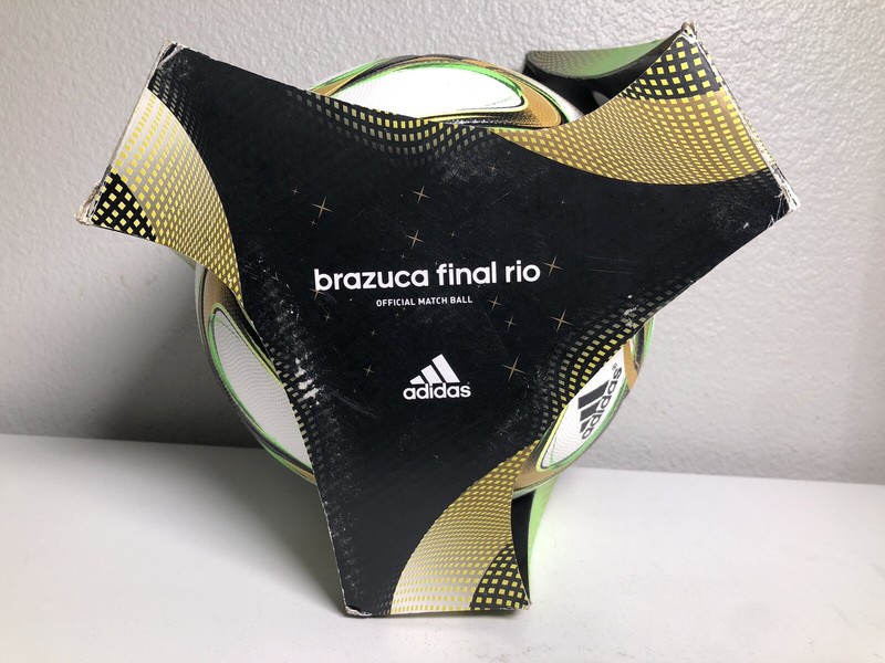 ADIDAS BRAZUCA 2014 FINAL OFFICIAL MATCH BALL 2014 BRAZIL FIFA WORLD CUP NEW gallery