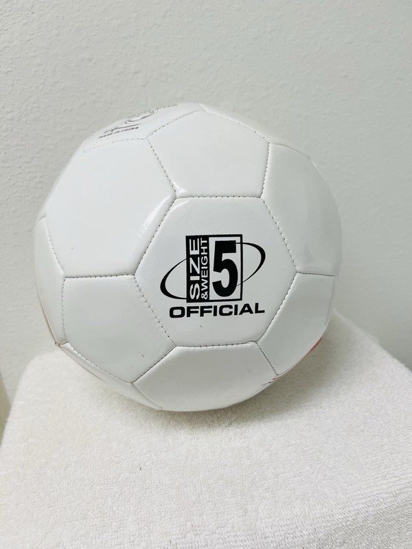 Wells Fargo ExpressSend Official Size 5 Soccer Ball White Red Blue New gallery