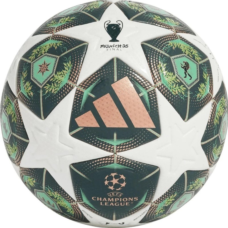 adidas UCL Champions League 2024 – 25 Munich Finale PRO Ball – White/Shadow Gree