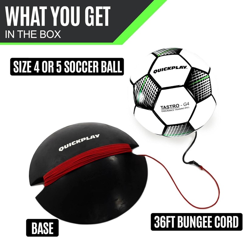 Replay Adjustable Soccer Training Ball | Size 5 with Weighted Base for Skills gallery